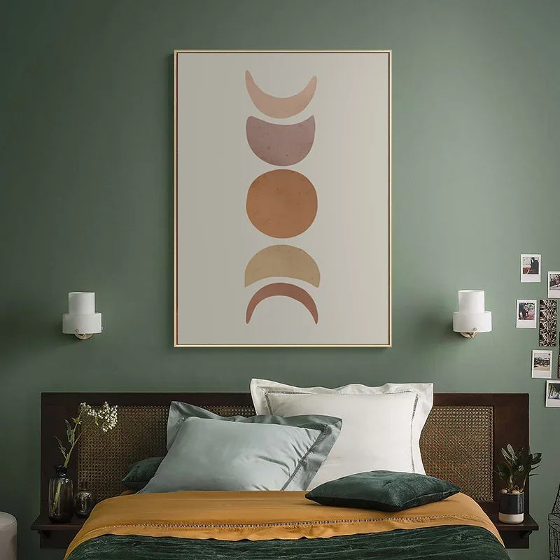 Affiche phases de la lune