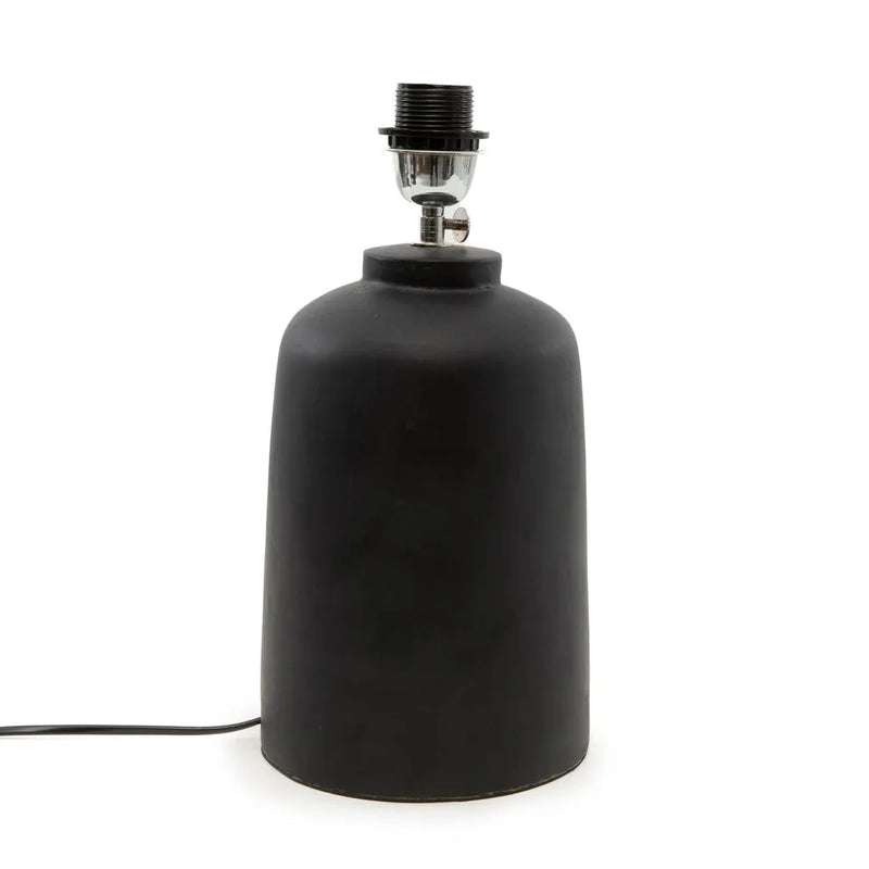 Base de lampe en céramique noire pour lampe de table La base de lampe de table - Noir