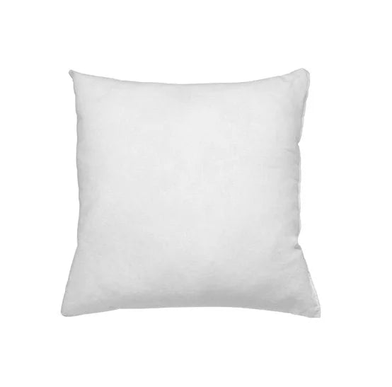 Coussin de garnissage carré en coton blanc moelleux – 40x40 cm