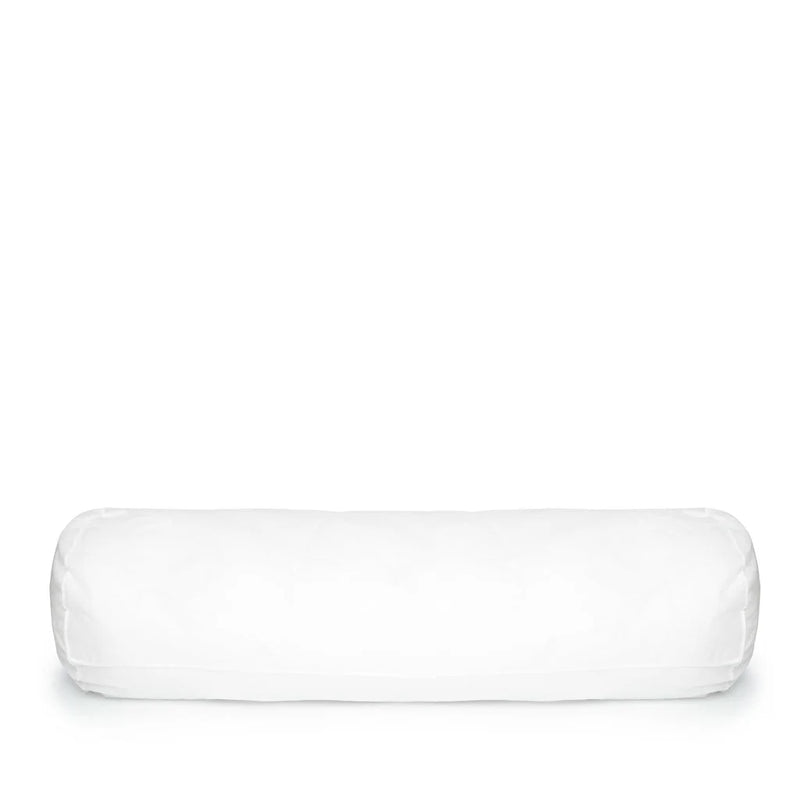 Coussin traversin blanc uni – Forme cylindrique – 35x100 cm