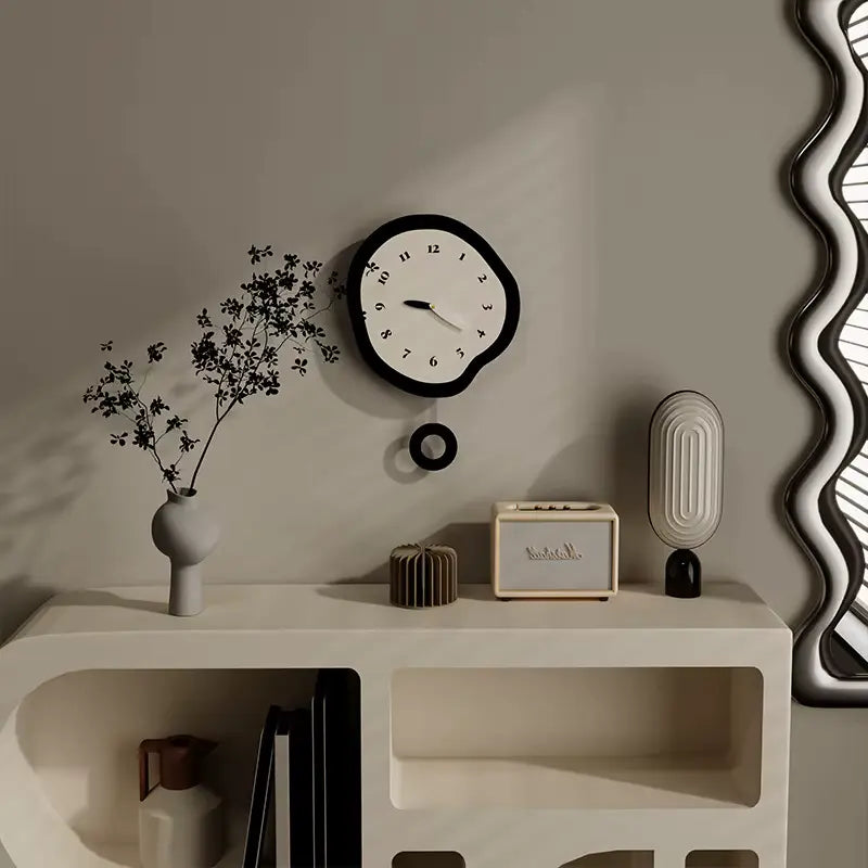 Horloge bohème chic minimaliste en situation 3