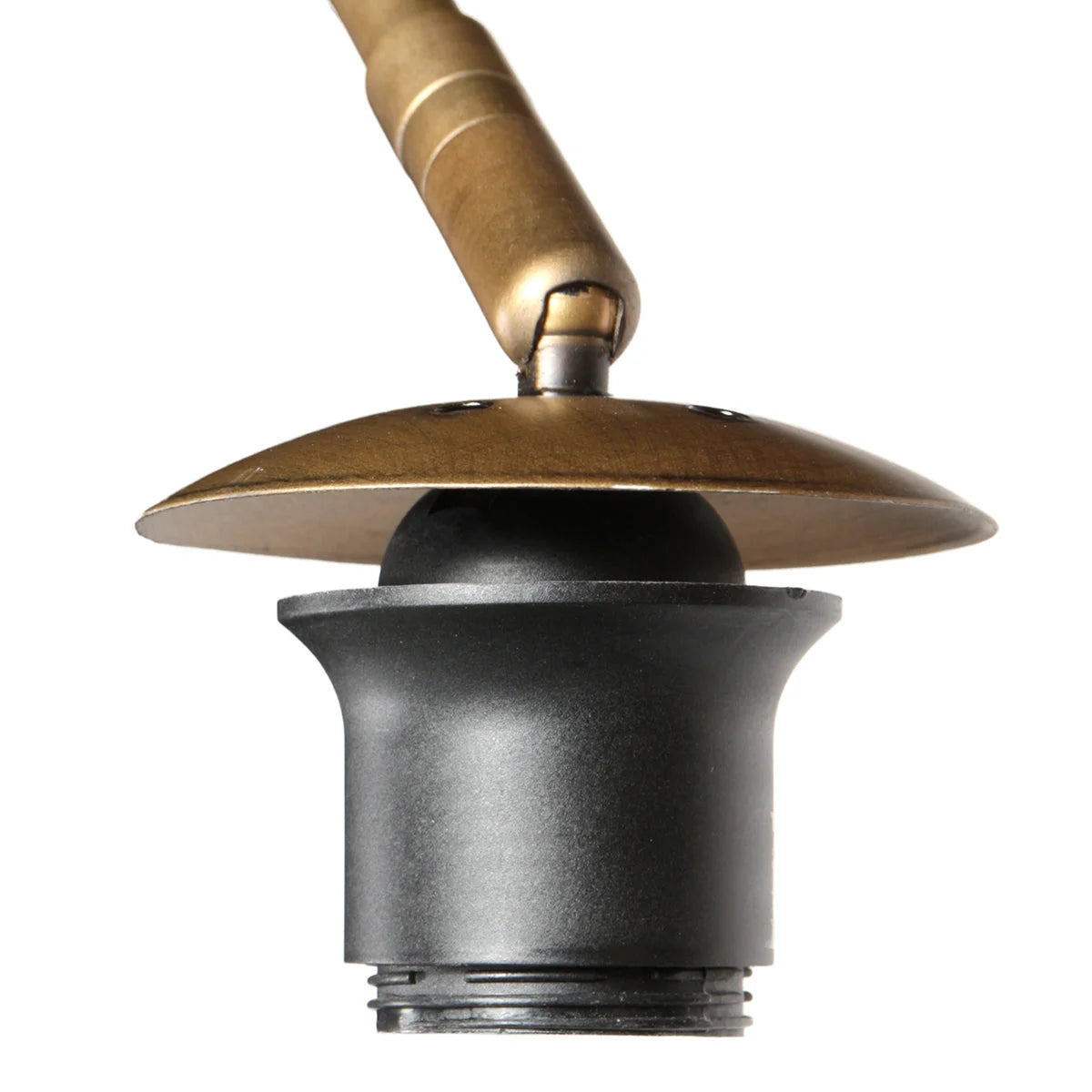 Projecteur d’extérieur en bronze et noir avec tête réglable pour éclairage extérieur