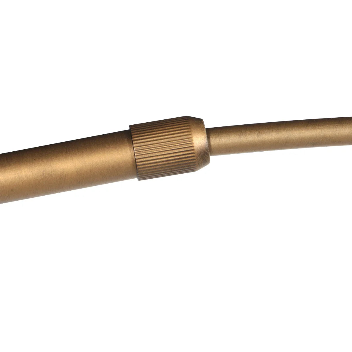 Sprayer en métal bronze avec poignée rainurée pour Lampadaire arc en métal doré