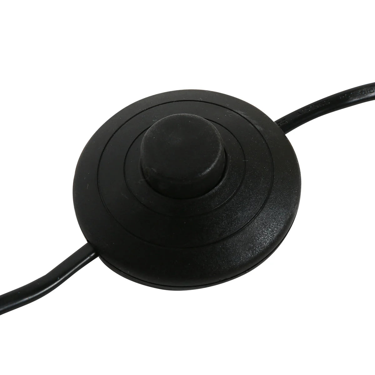 Pied de lampe noir avec interrupteur pour lampe sur pied rotin tressé naturel H160 cm