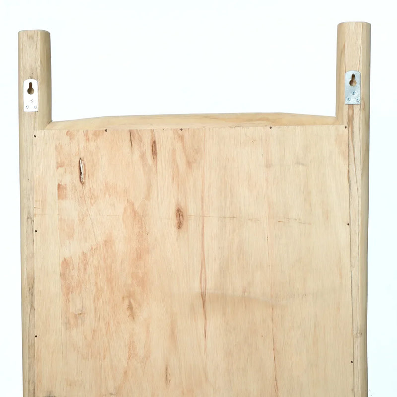 Miroir sur pied en teck naturel 170 cm pour chambre