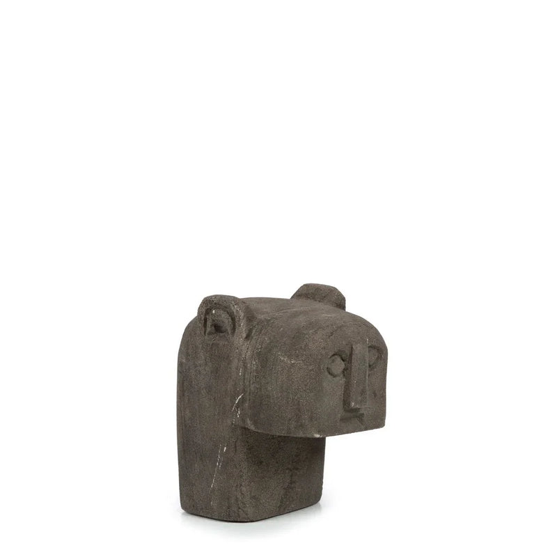 Sculpture d’animal stylisée foncée pour La Pierre de Sumba #18