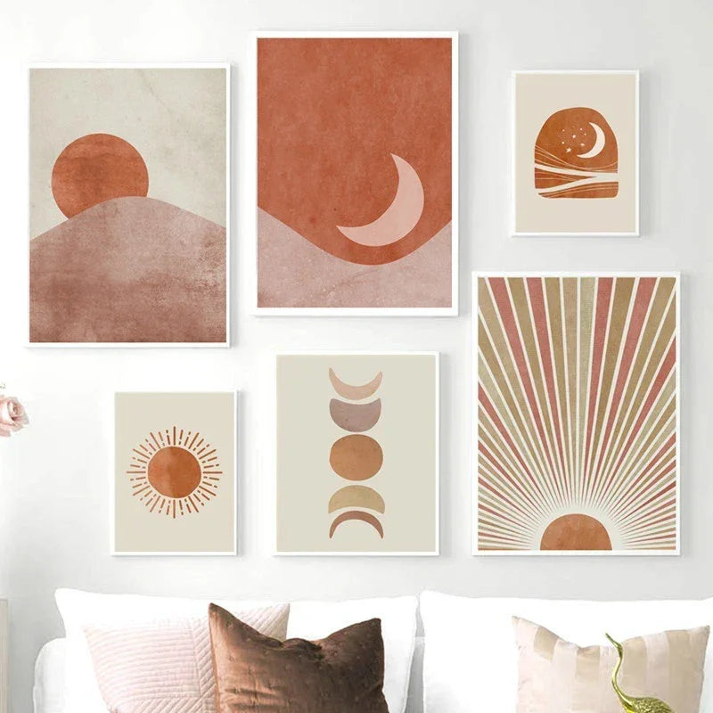 Poster mural coucher de soleil