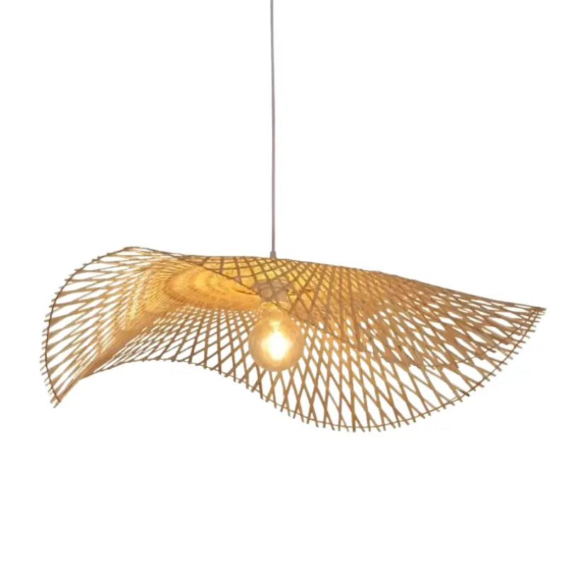 Suspension bambou moderne