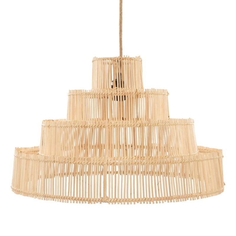 Suspension rotin conique naturelle – Ø51 cm