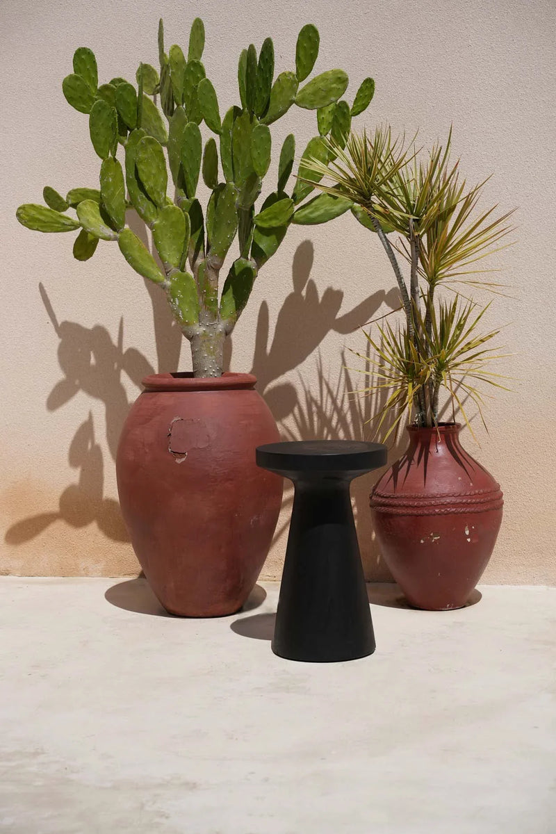 Table d’appoint en bois de suar noir 40x60 cm