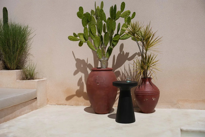 Table d’appoint en bois de suar noir 40x60 cm