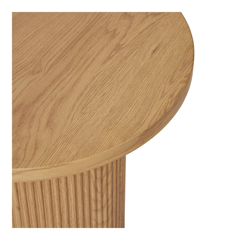 Table d’appoint ronde en MDF naturel ø48x45 cm