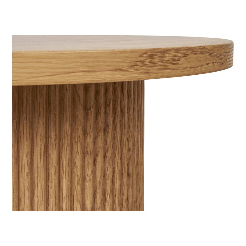 Table d’appoint ronde en MDF naturel ø48x45 cm