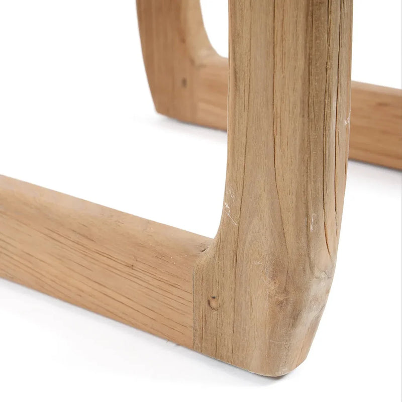 Structure en bois pour le tabouret Symi Extérieur, mobilier d’extérieur durable