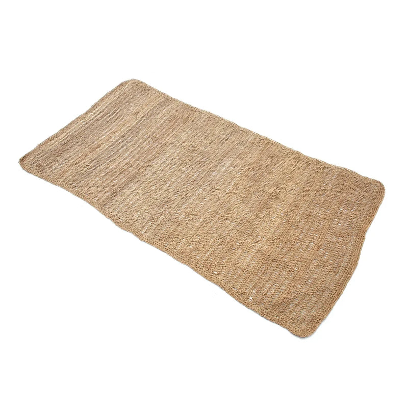 Tapis en jonc de mer naturel rectangulaire 200x300 cm, tissage rectangulaire écologique