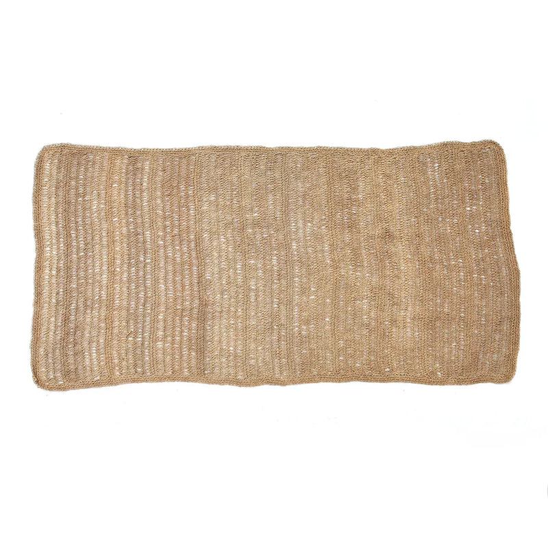 Tapis en jonc de mer naturel rectangulaire 200x300 cm avec tissage en forme rectangulaire