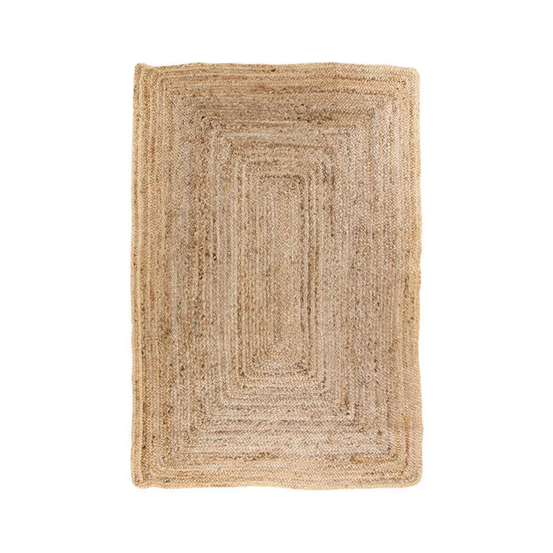 Tapis en jute naturelle tressée 60x90 cm rectangulaire