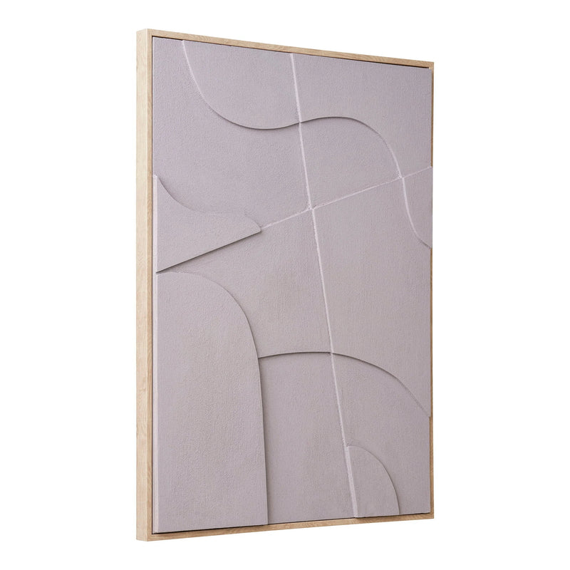 Toile en relief sable 50x70 cm