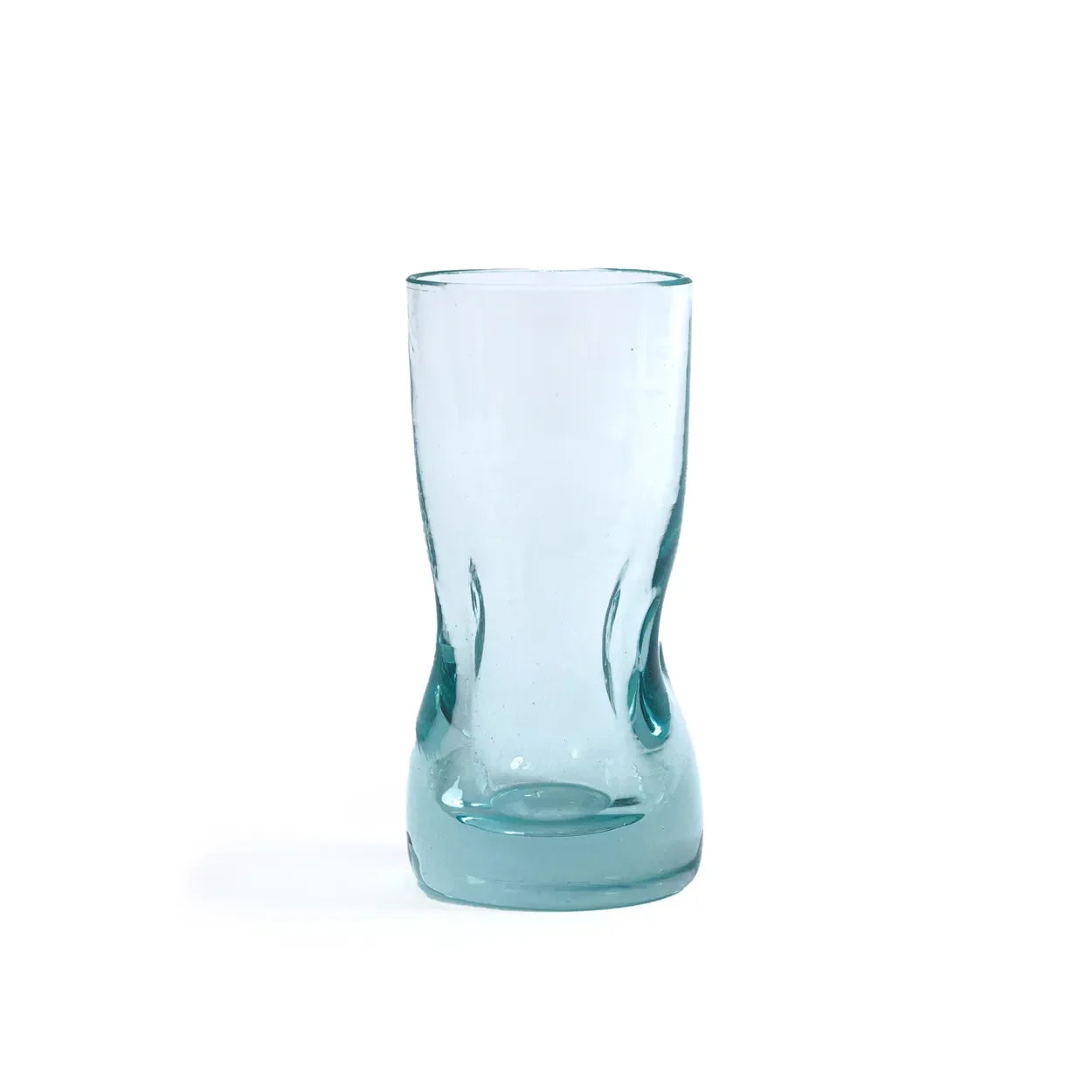 Verre à shot en verre recyclé naturel aquarelle de 9 cm