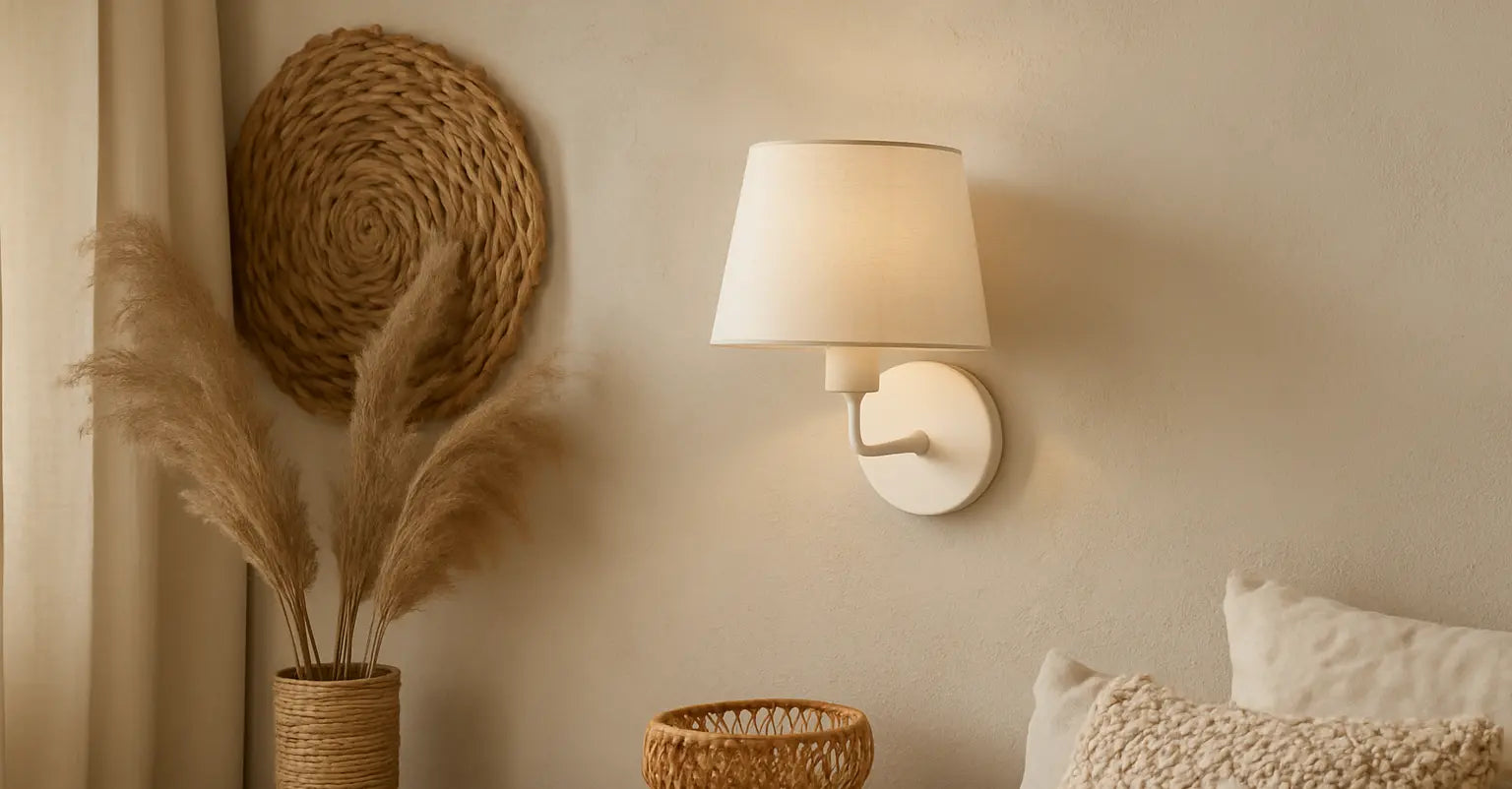 Applique murale blanche