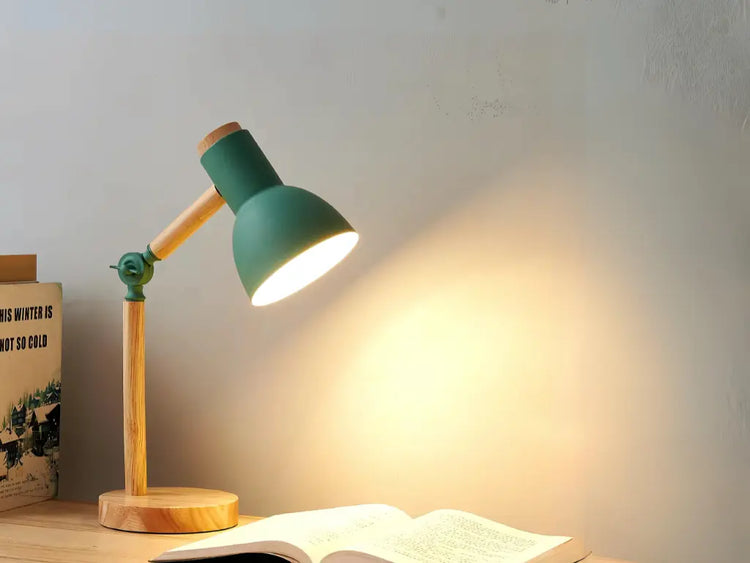 Lampe en bois