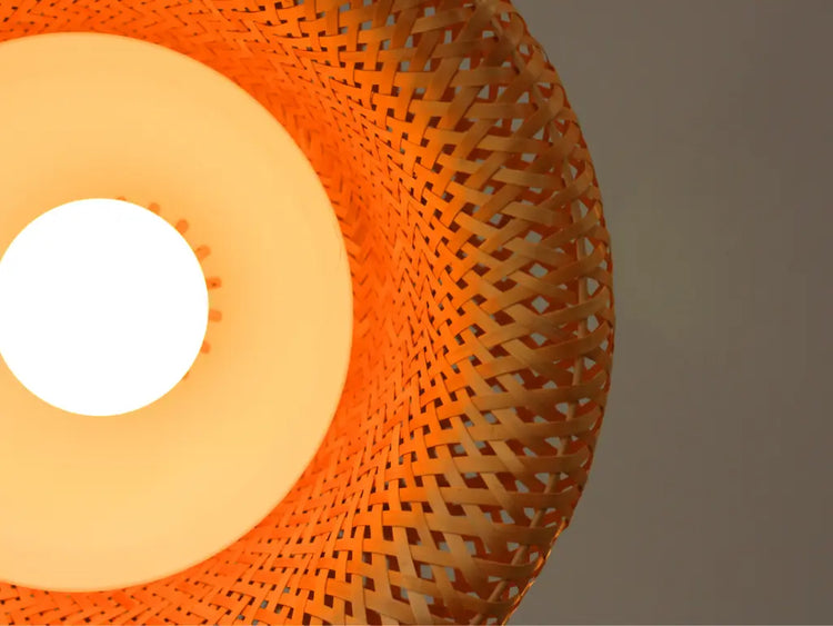 Luminaire rotin