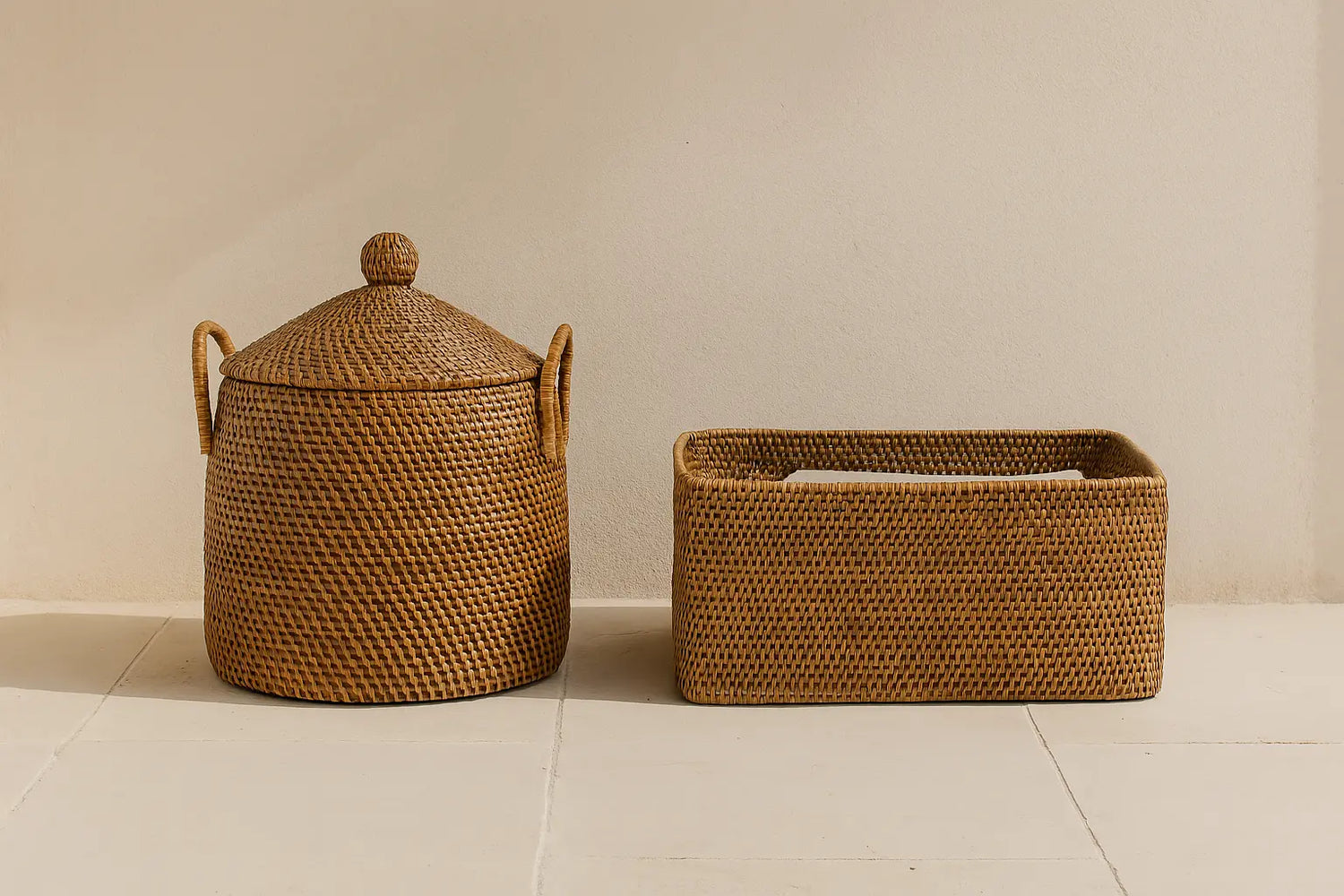 Panier en rotin