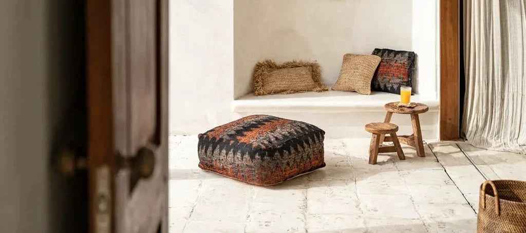 Pouf bohème
