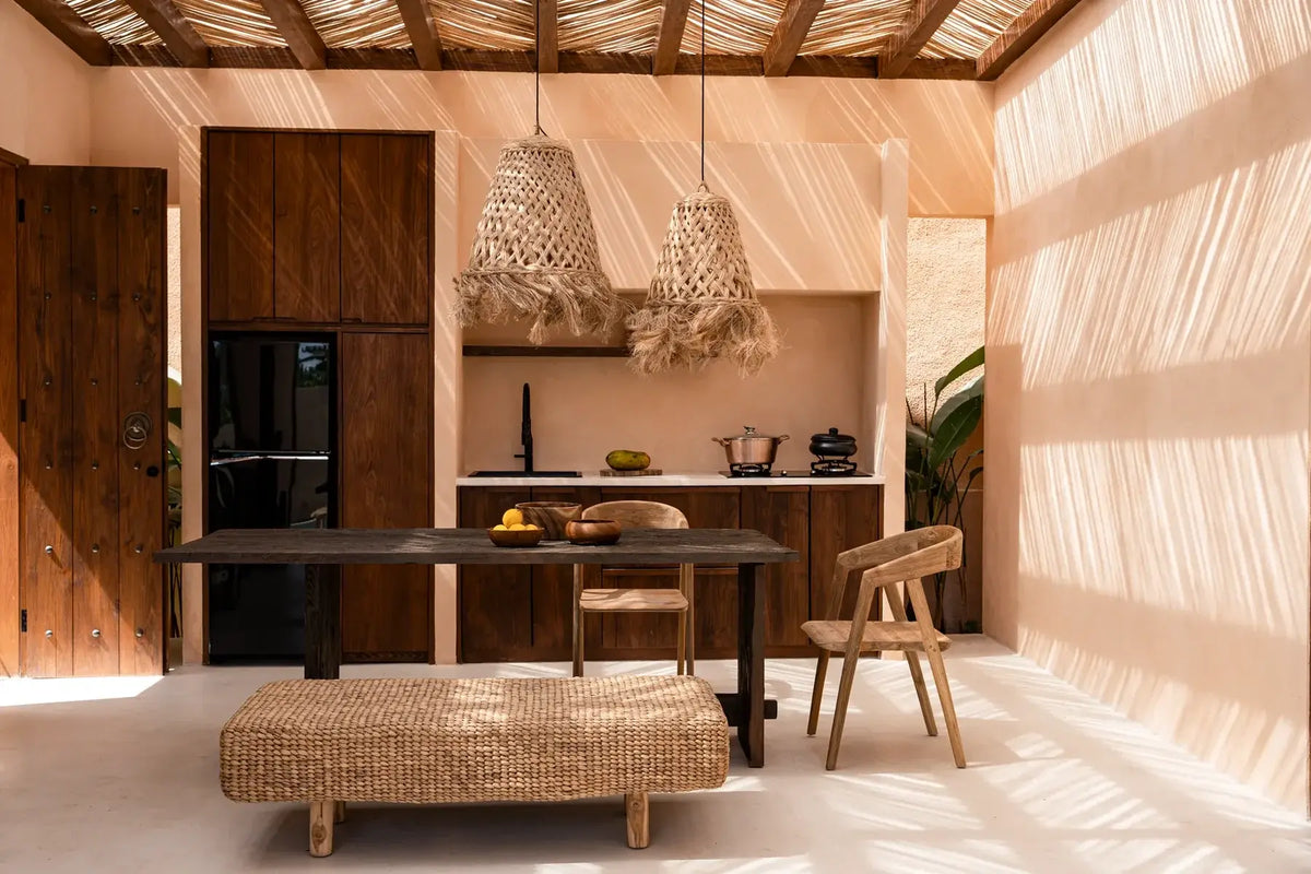 Terrasse bohème chic