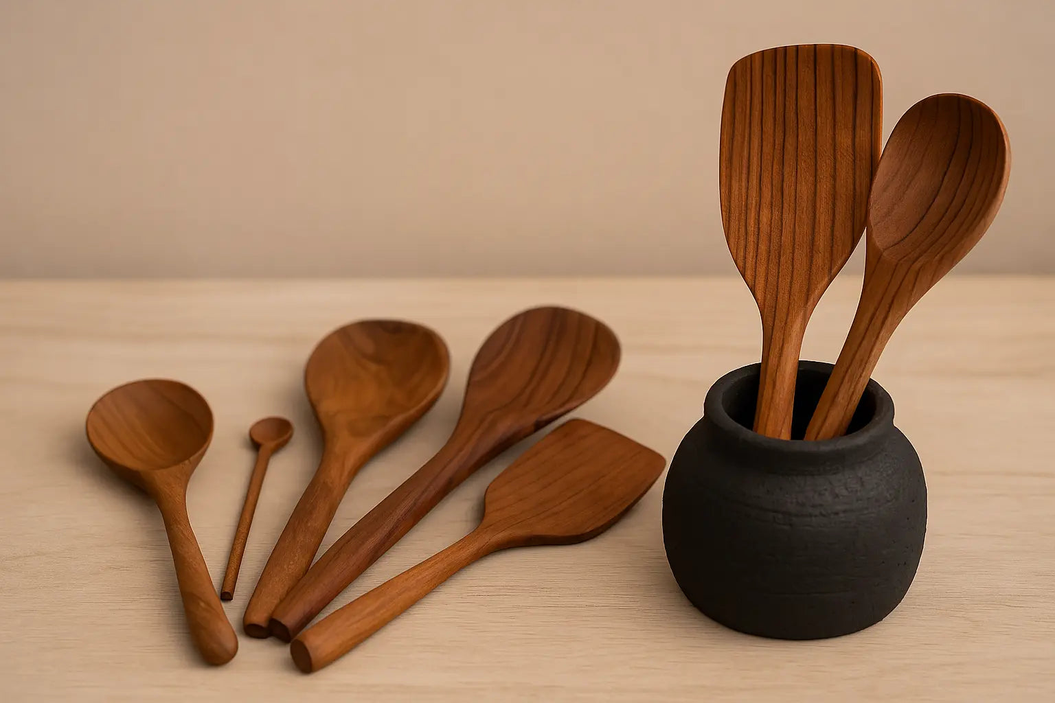 Ustensiles de cuisine en bois