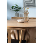Coupe décorative ronde en céramique mate beige cannelée à bord ondulé