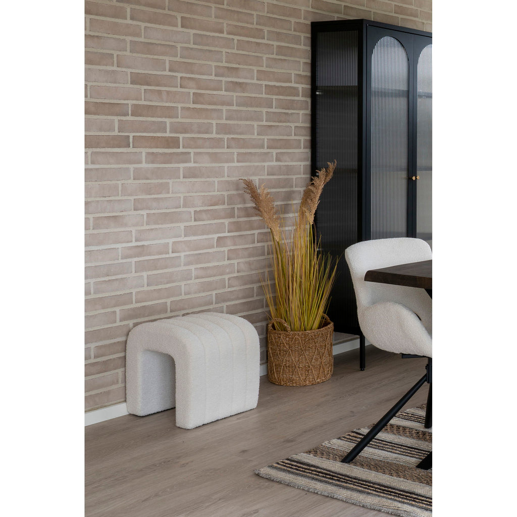 Paniers cylindriques en jonc de mer naturel avec anses motif chevrons – Set de 3