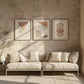 Tableau aux motifs abstraits et tons clairs