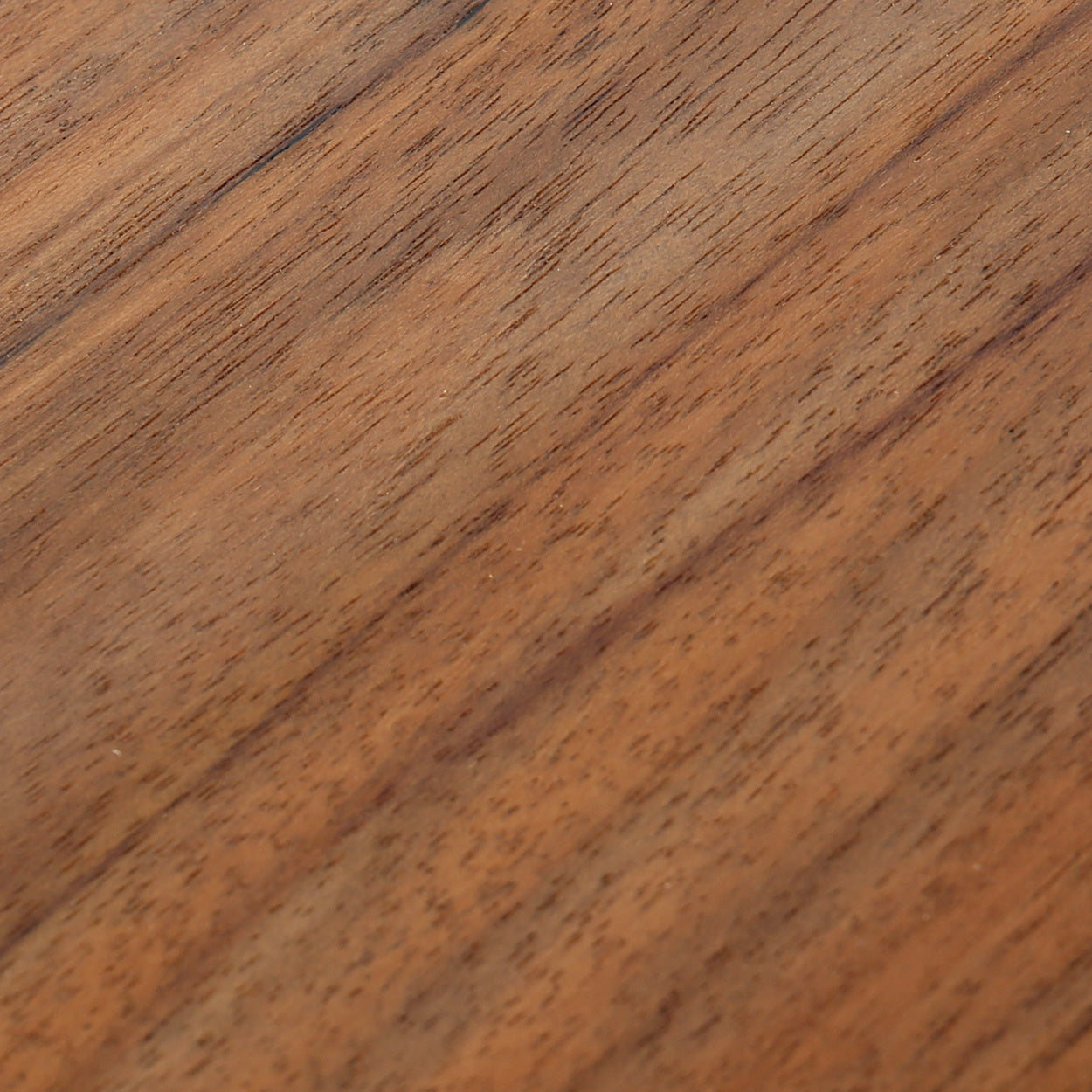 Plateau à gâteau rond en bois de teck naturel et noir – Ø17 cm