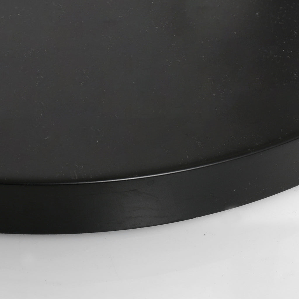 Lampadaire arqué noir abat-jour bambou tressé – H210-240 cm