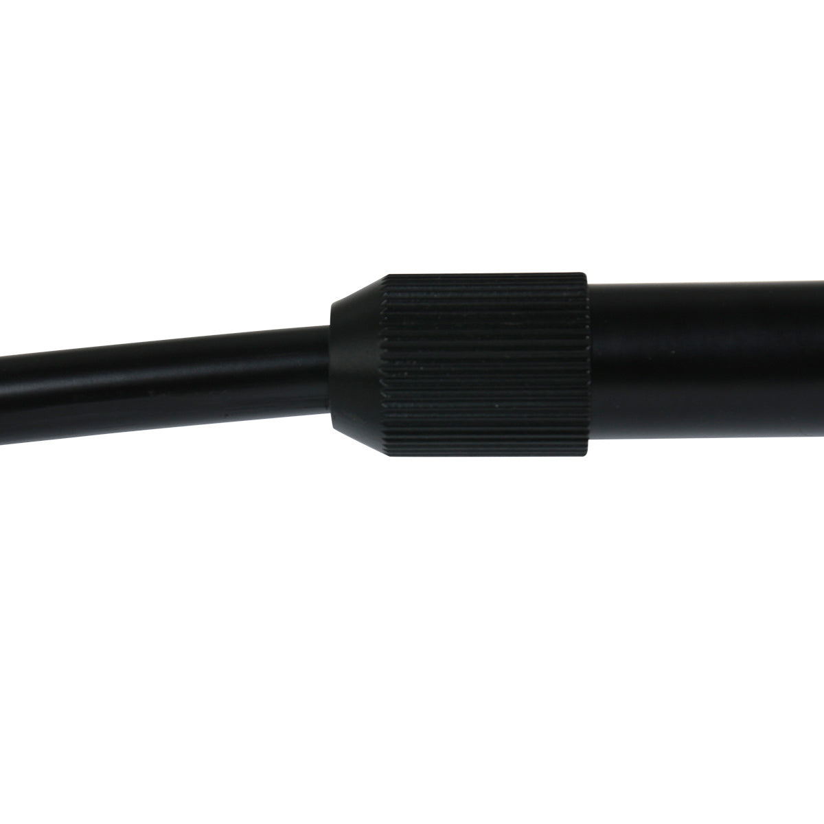 Lampadaire arqué noir abat-jour bambou tressé – H210-240 cm