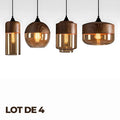 Lampe suspension bois