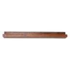 Étagère murale bois recyclé brun pour cadres - 75x8 cm