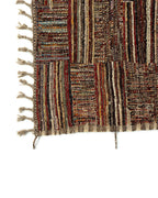 Tapis afghan multicolore en laine 290x209 cm