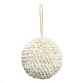 Boule décorative en coquillages blancs – Ø12 cm