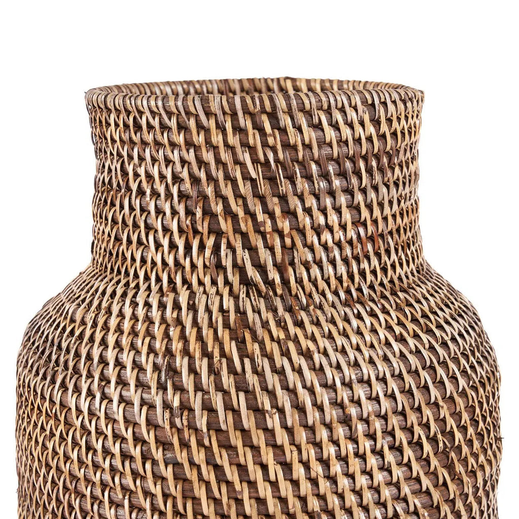 Panier à parapluies en rotin marron naturel 67 cm