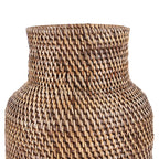 Panier à parapluies en rotin marron naturel 67 cm