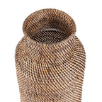 Panier à parapluies en rotin marron naturel 67 cm