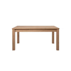 Table à manger extensible en bois clair rectangulaire – 160/200x90 cm
