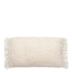 Housse coussin rectangulaire coton crème - 30x50 cm