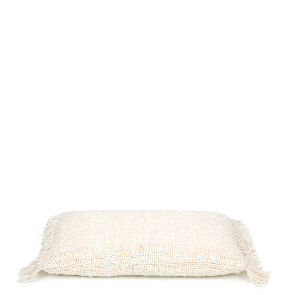 Housse coussin rectangulaire coton crème - 30x50 cm