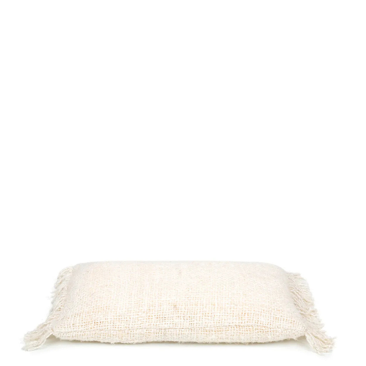 Housse coussin rectangulaire coton crème - 30x50 cm