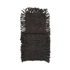 Porte-couverts en coton noir marine 13x25 cm – Lot de 4