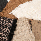 Étuis à couverts en coton doux beige – Lot de 4