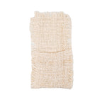 Pochettes à couverts en coton doux crème 13x25 cm – Lot de 4